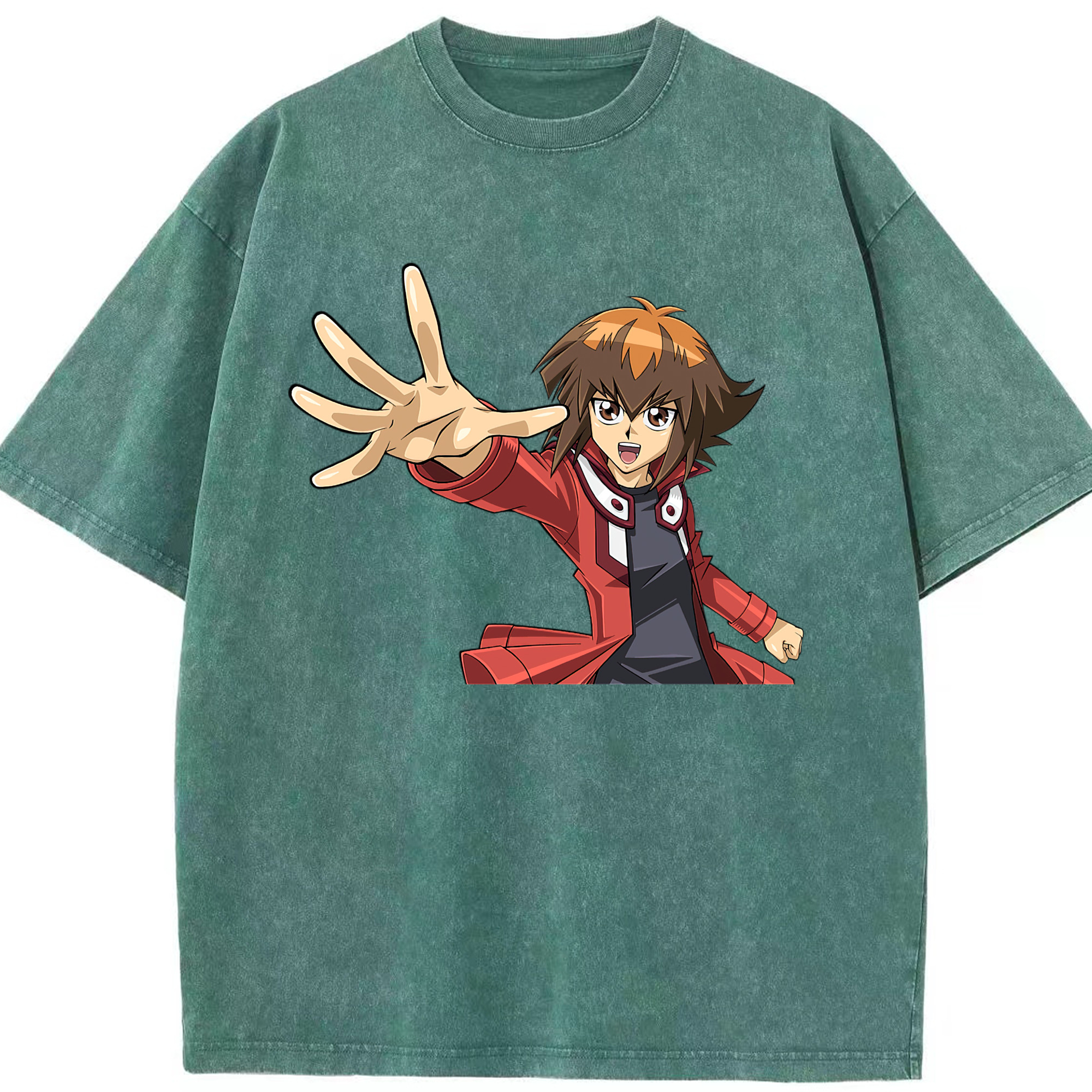 （画像用） 遊☆戯☆王 Yu-Gi-Oh! 綿100% ヴィンテージ風 半袖Tシャツ（フロントプリント）